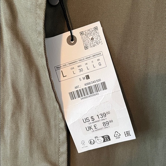 NWT ZARA TREND Hooded Parka Coat SIZE L
PRICE FIRM - Picture 13 of 14